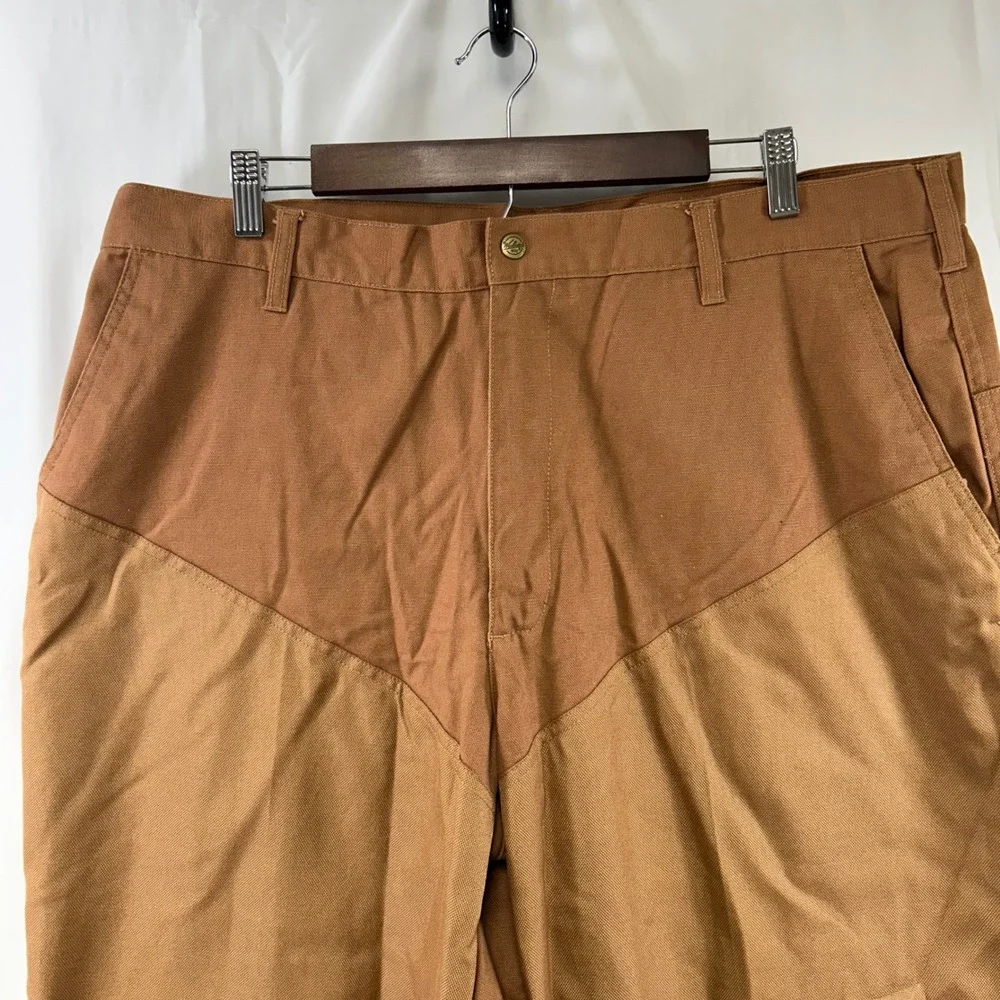 Woolrich Upland Hunting Pants Mens 40x32‎ Brown Reinforced Canvas Field Trousers